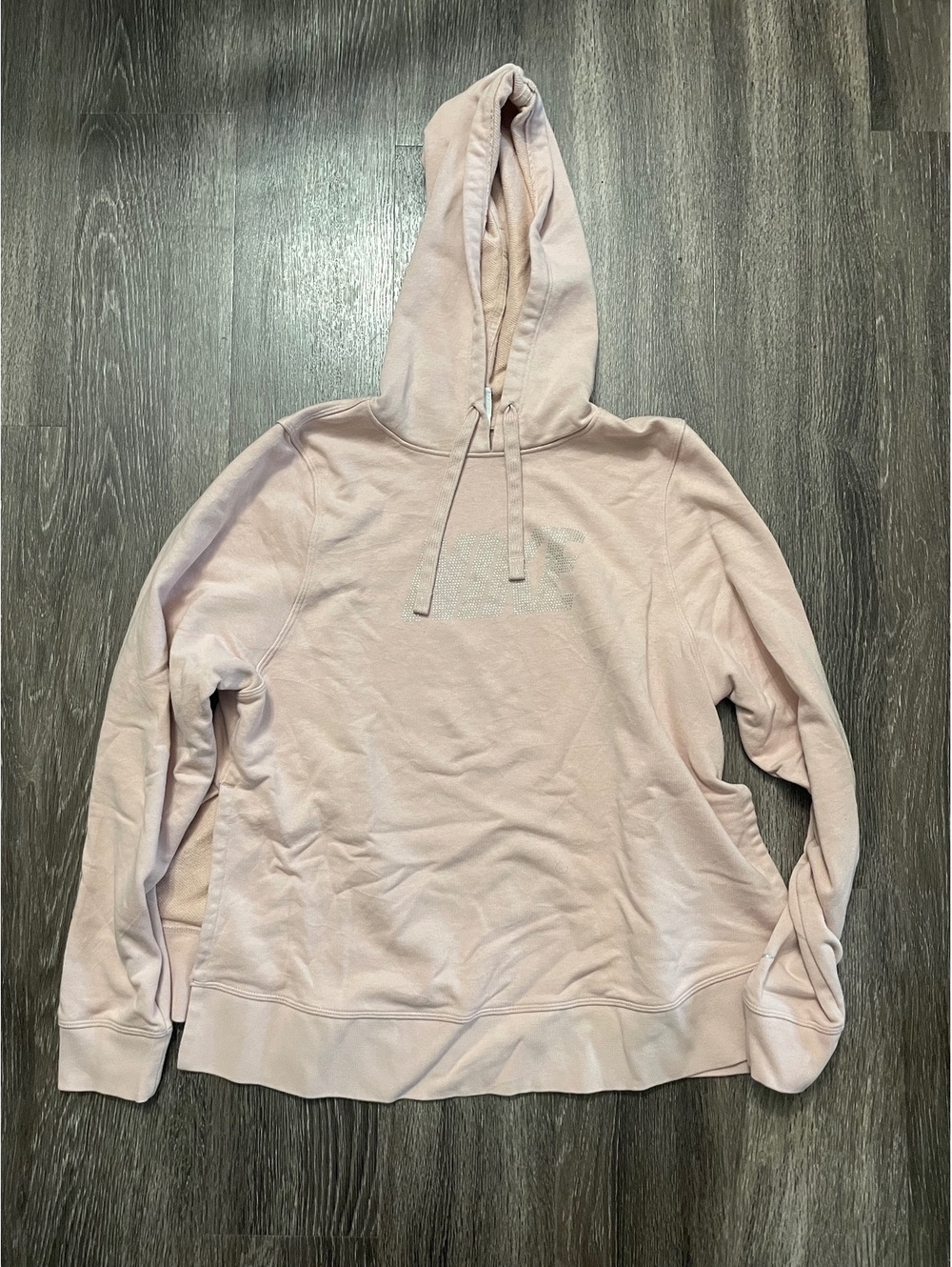 Nike Rhinestone Logo Pullover Hoodie